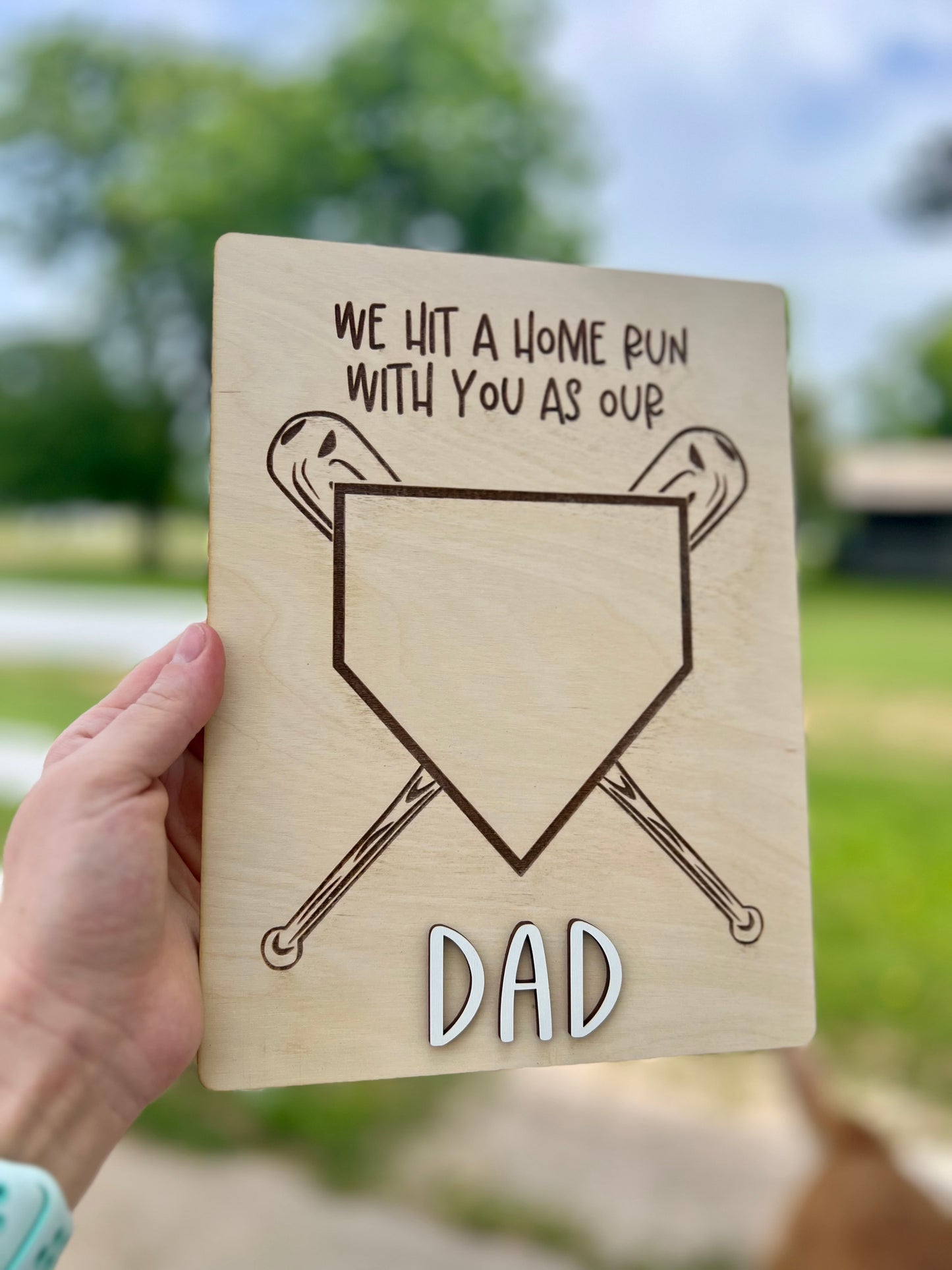 Father’s Day Home Run Sign