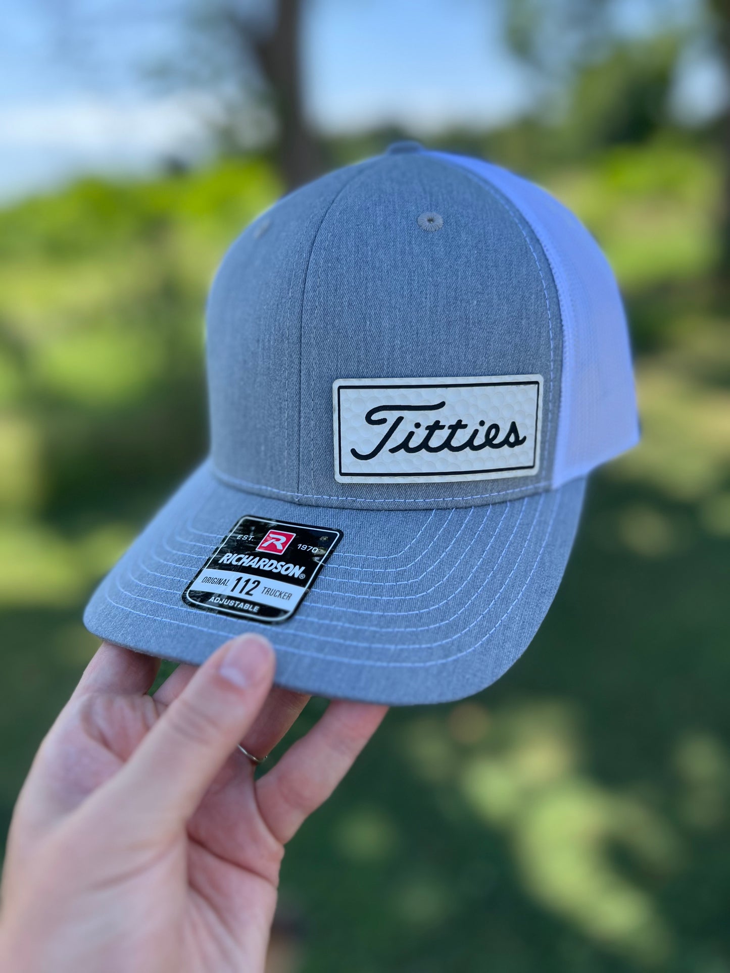 Golf Ball Texture Patch Hat