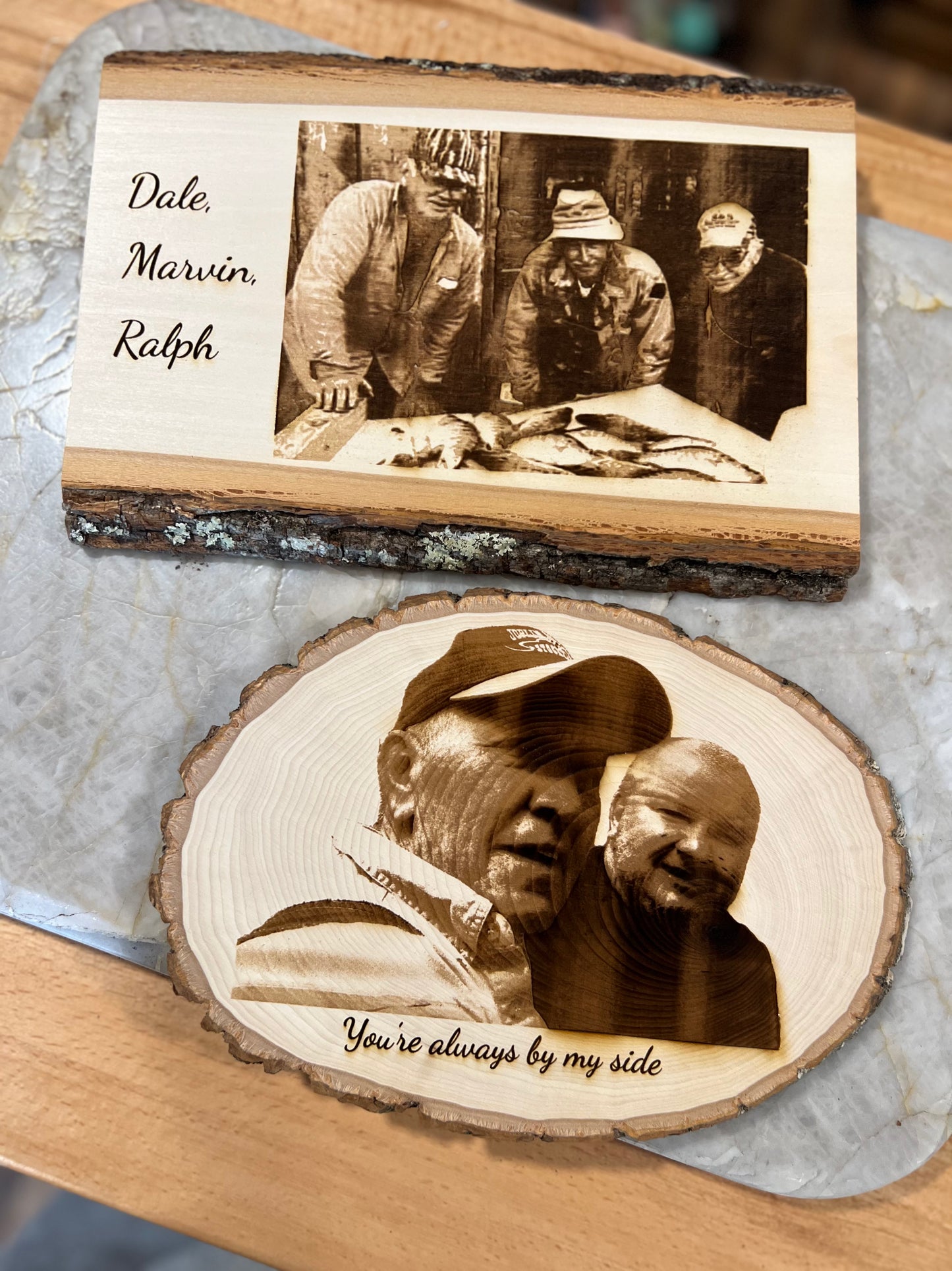 Custom Photo Wood Burning