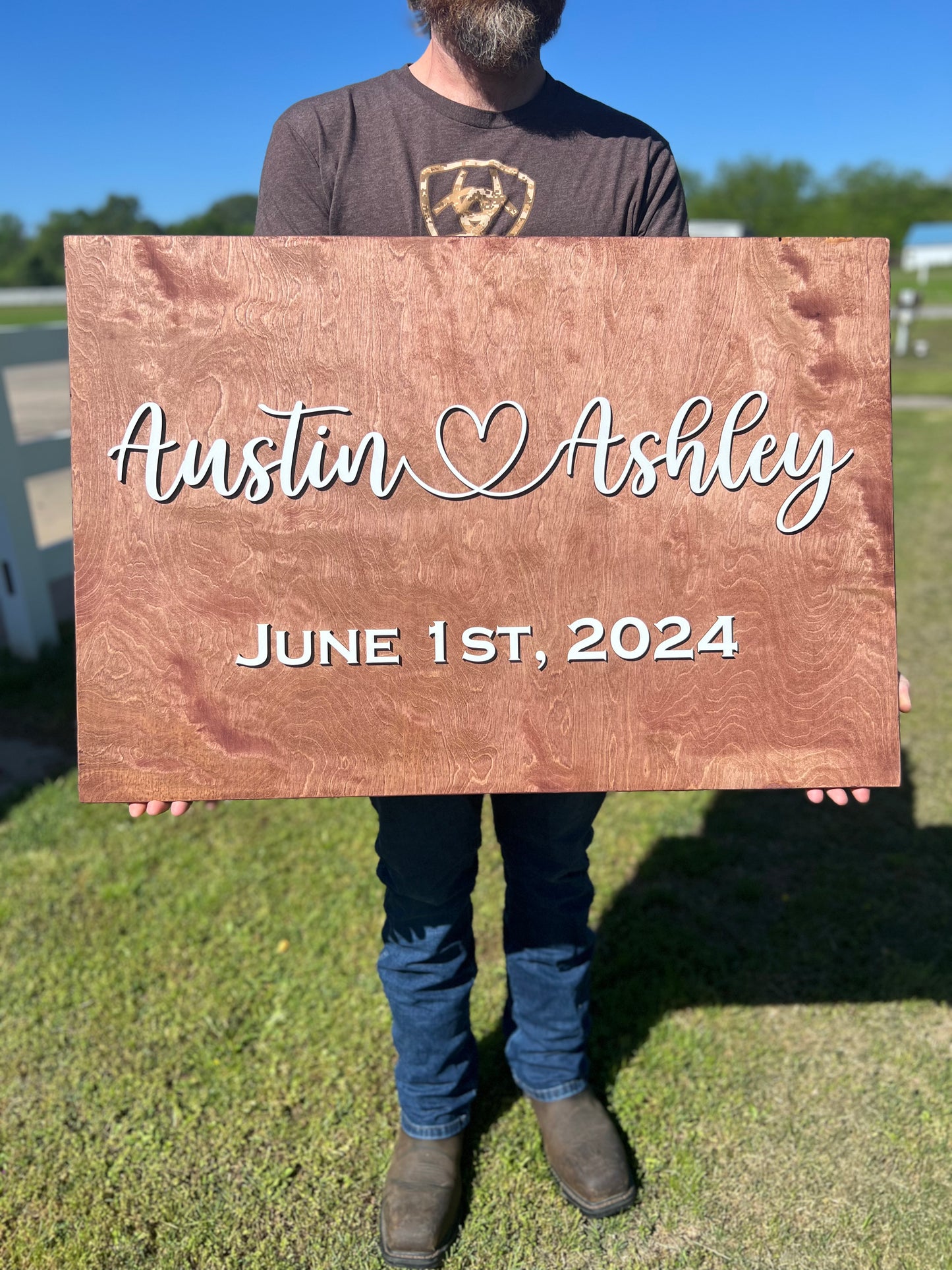 Custom Wedding Sign