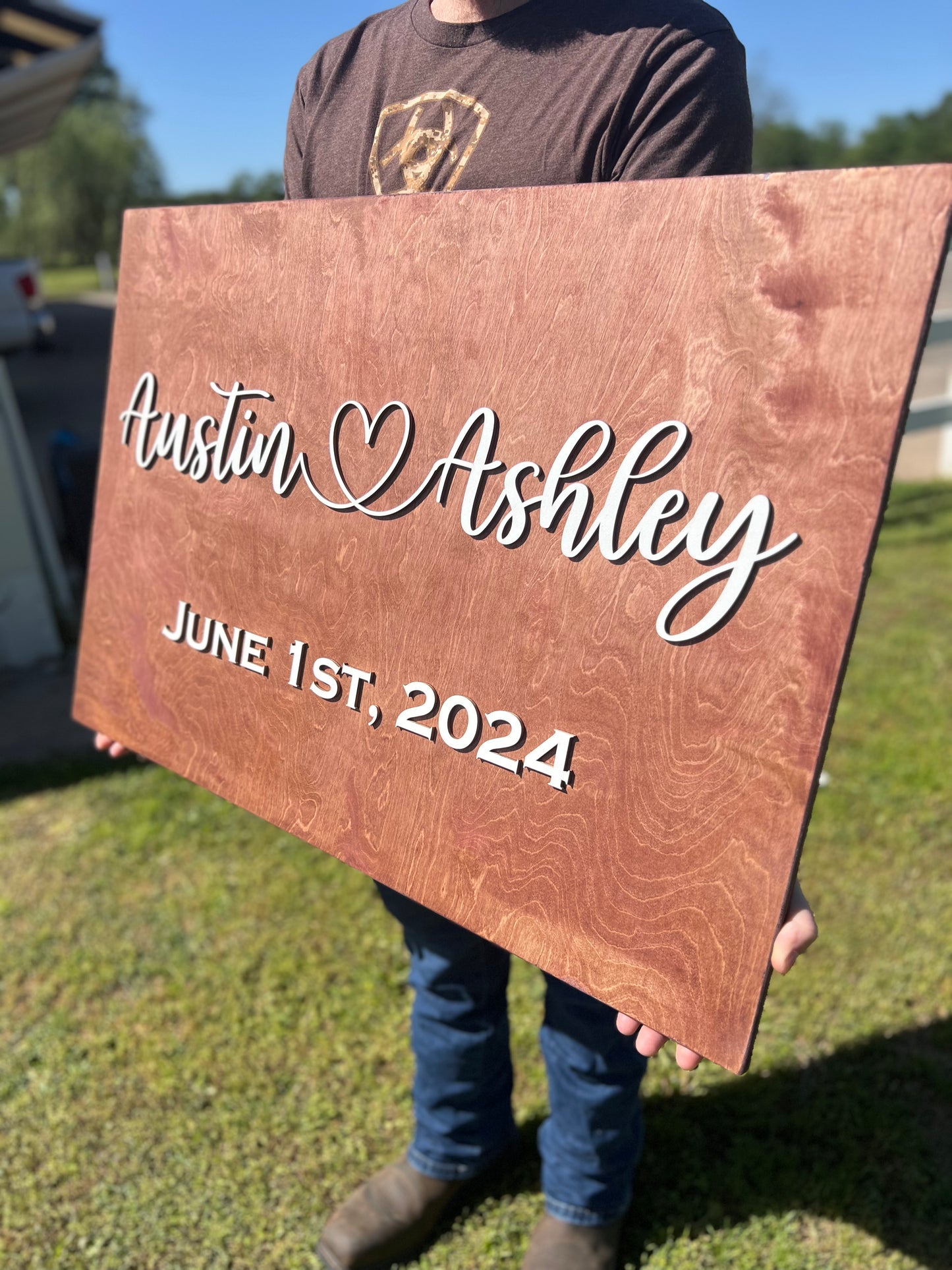Custom Wedding Sign