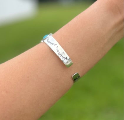 Faux Turquoise Cuff