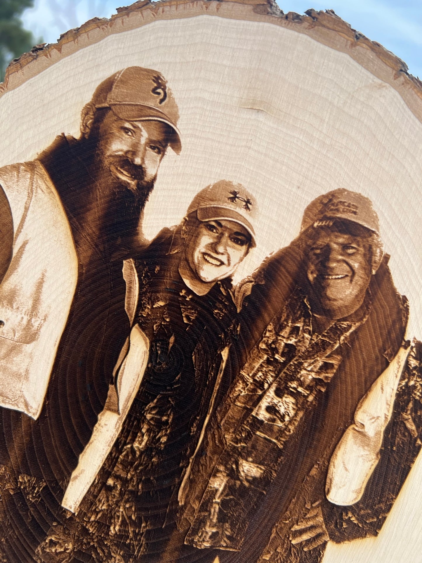 Custom Photo Wood Burning
