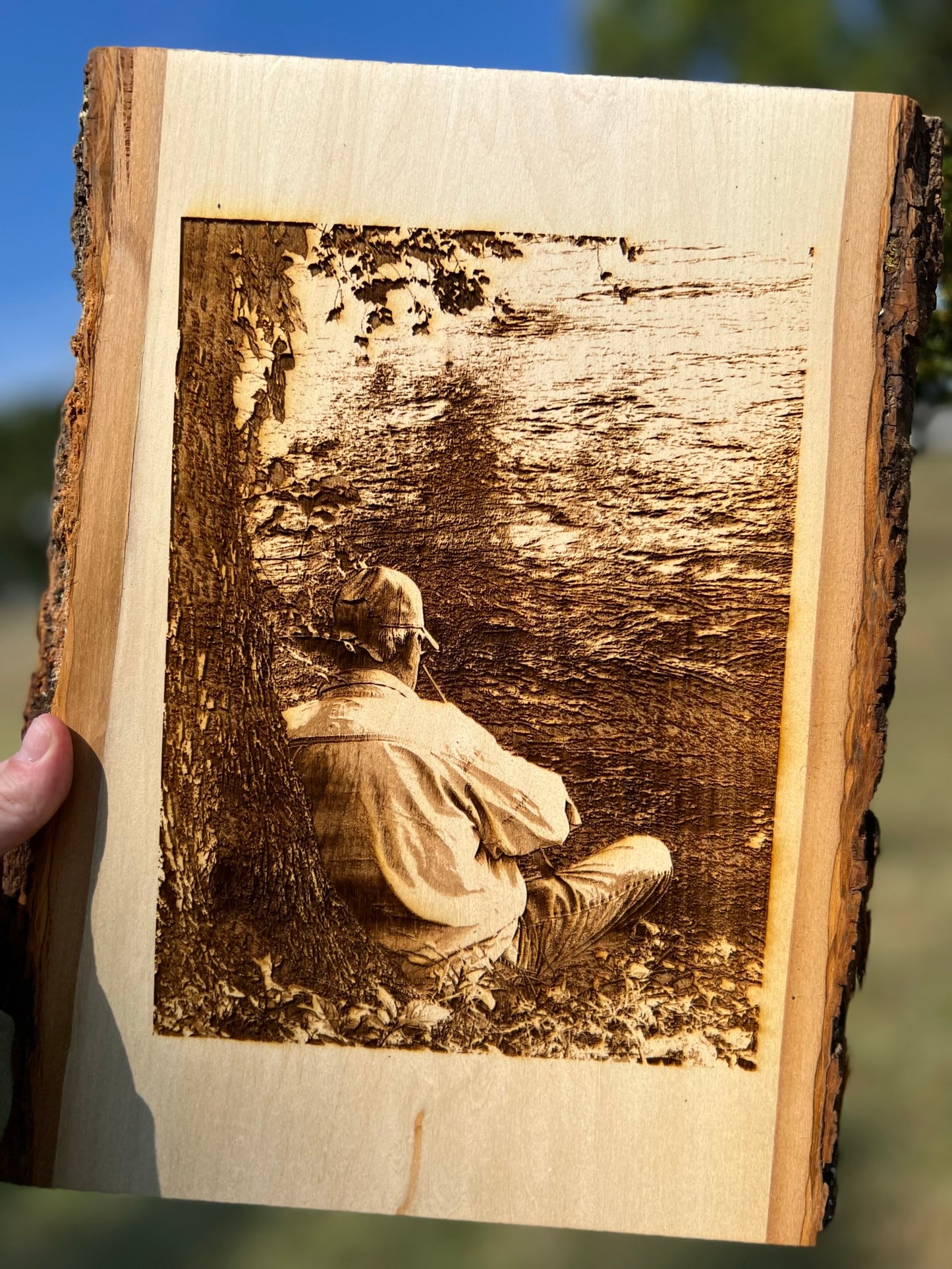Custom Photo Wood Burning