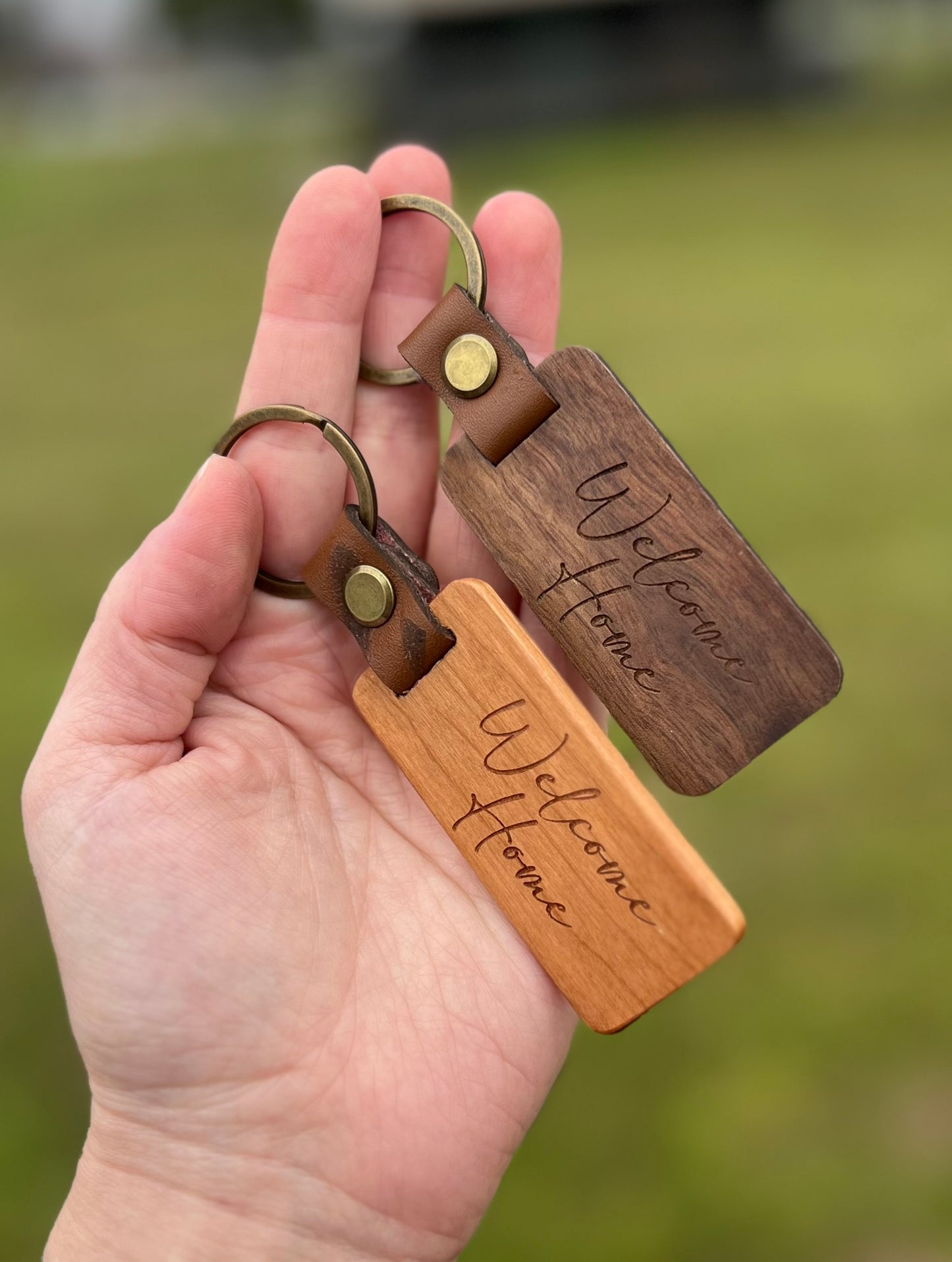 Engraved Wooden Keychains