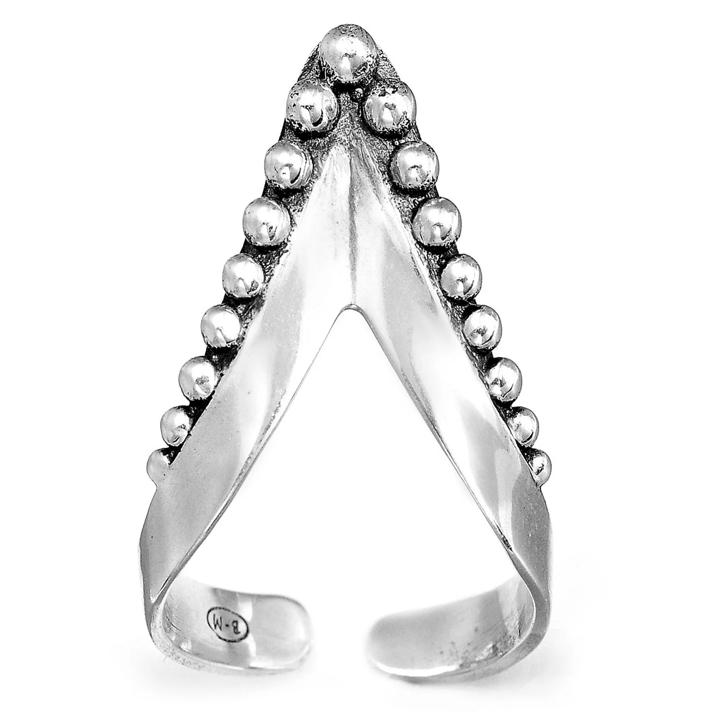 Full Finger Chevron Ring