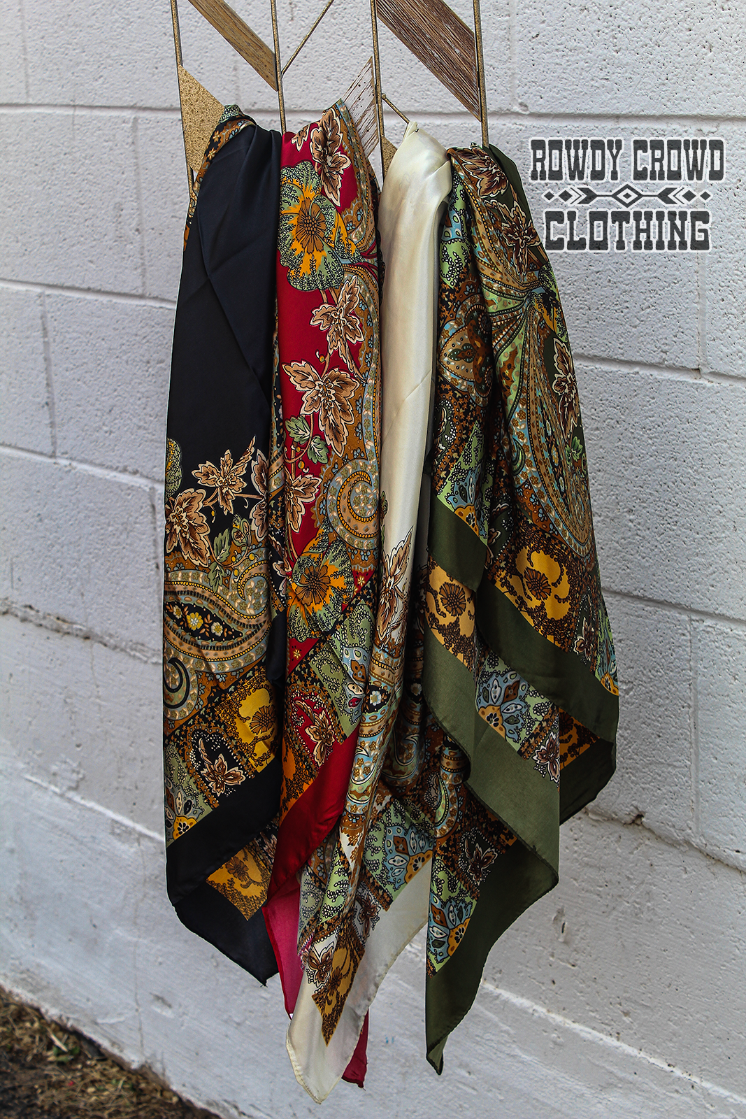 TURQUOISE- Wagon Wheel Wild Rag