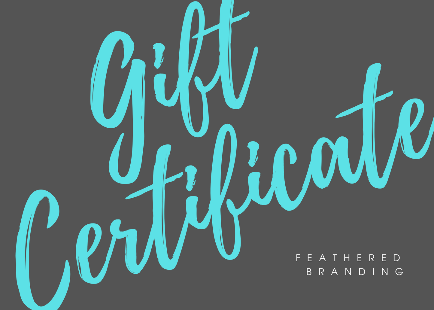 Feathered Branding Gift Card