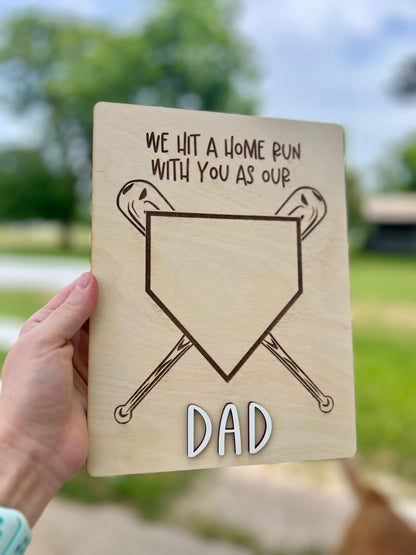 Father’s Day Home Run Sign
