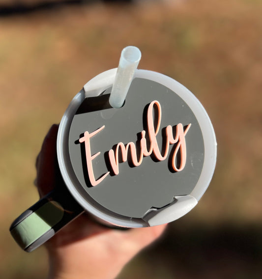 Acrylic Cup Toppers