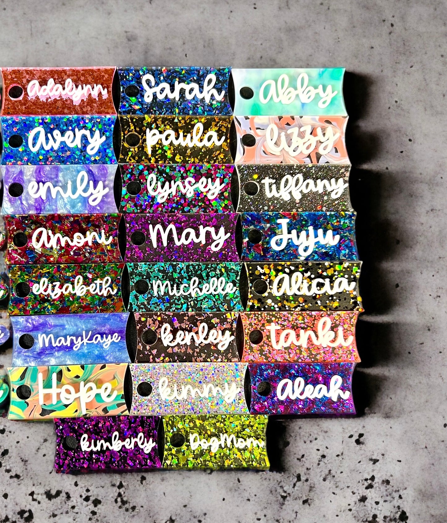 Acrylic Cup Toppers