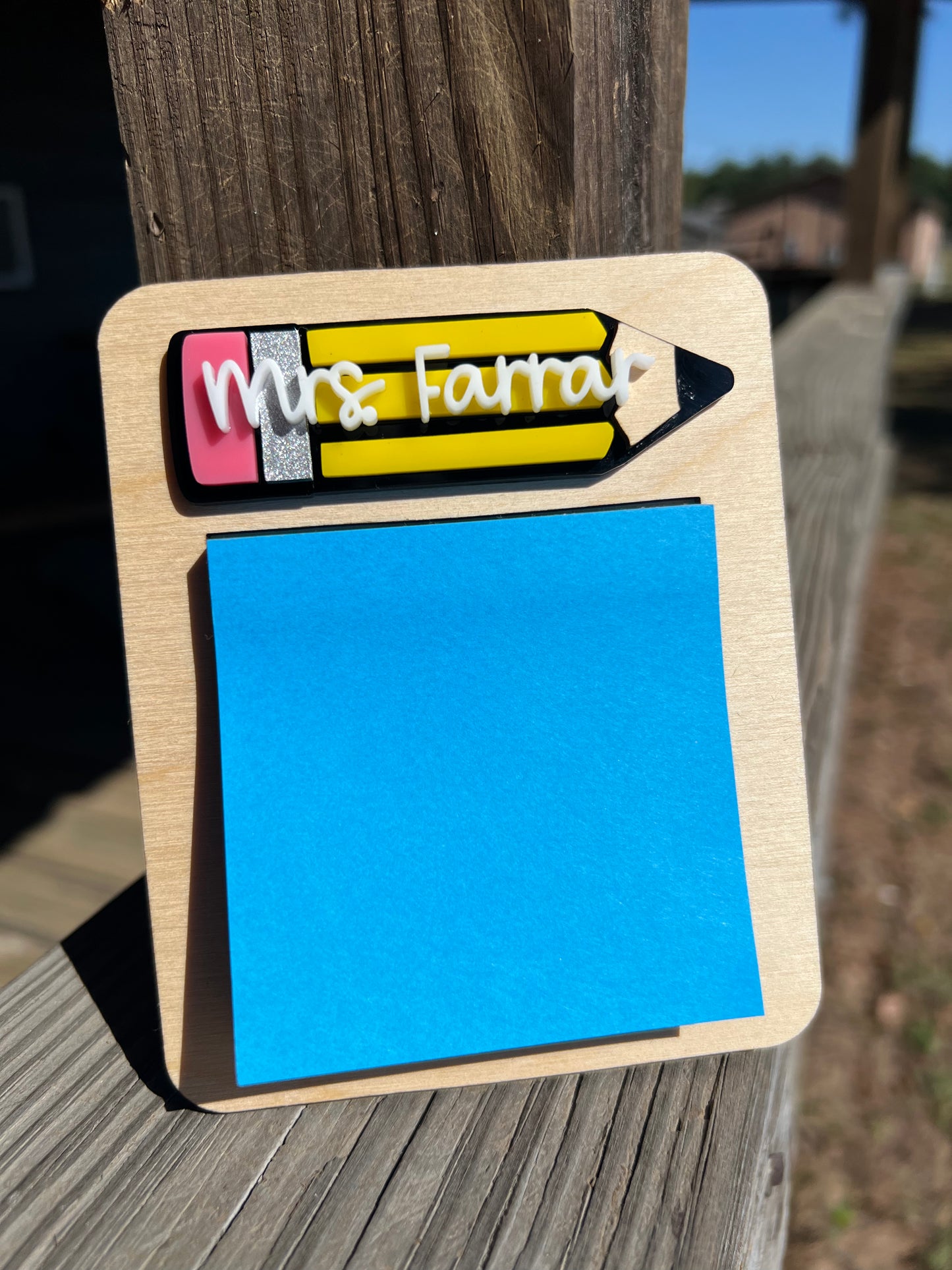 Teacher Post-it Holder