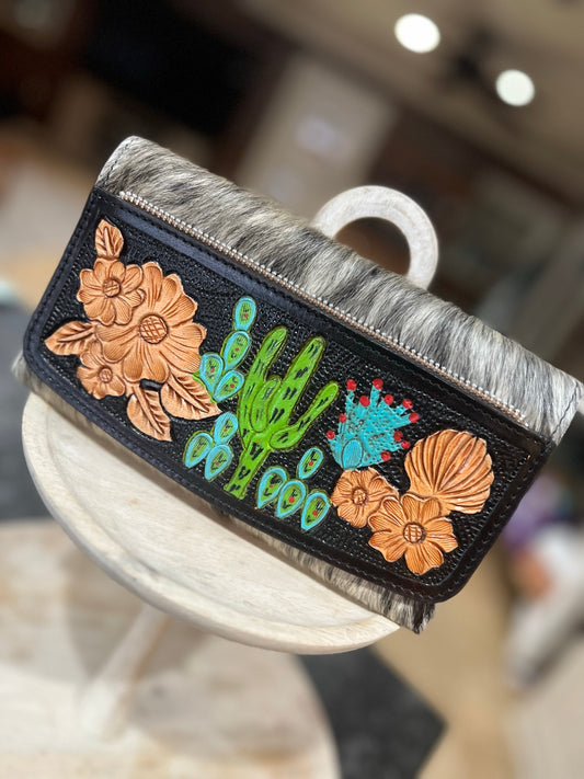 Tooled Cactus Wallet
