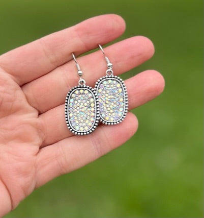 Rhinestone Dangle Earrings