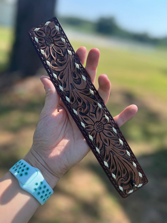 Tooled Leather Bracelet