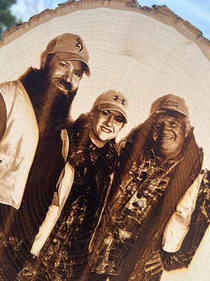 Custom Photo Wood Burning