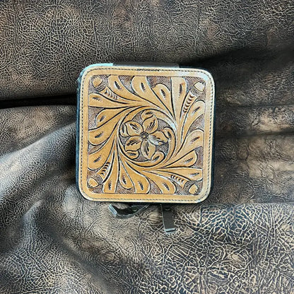 Tooled Cowhide Jewelry Boxes
