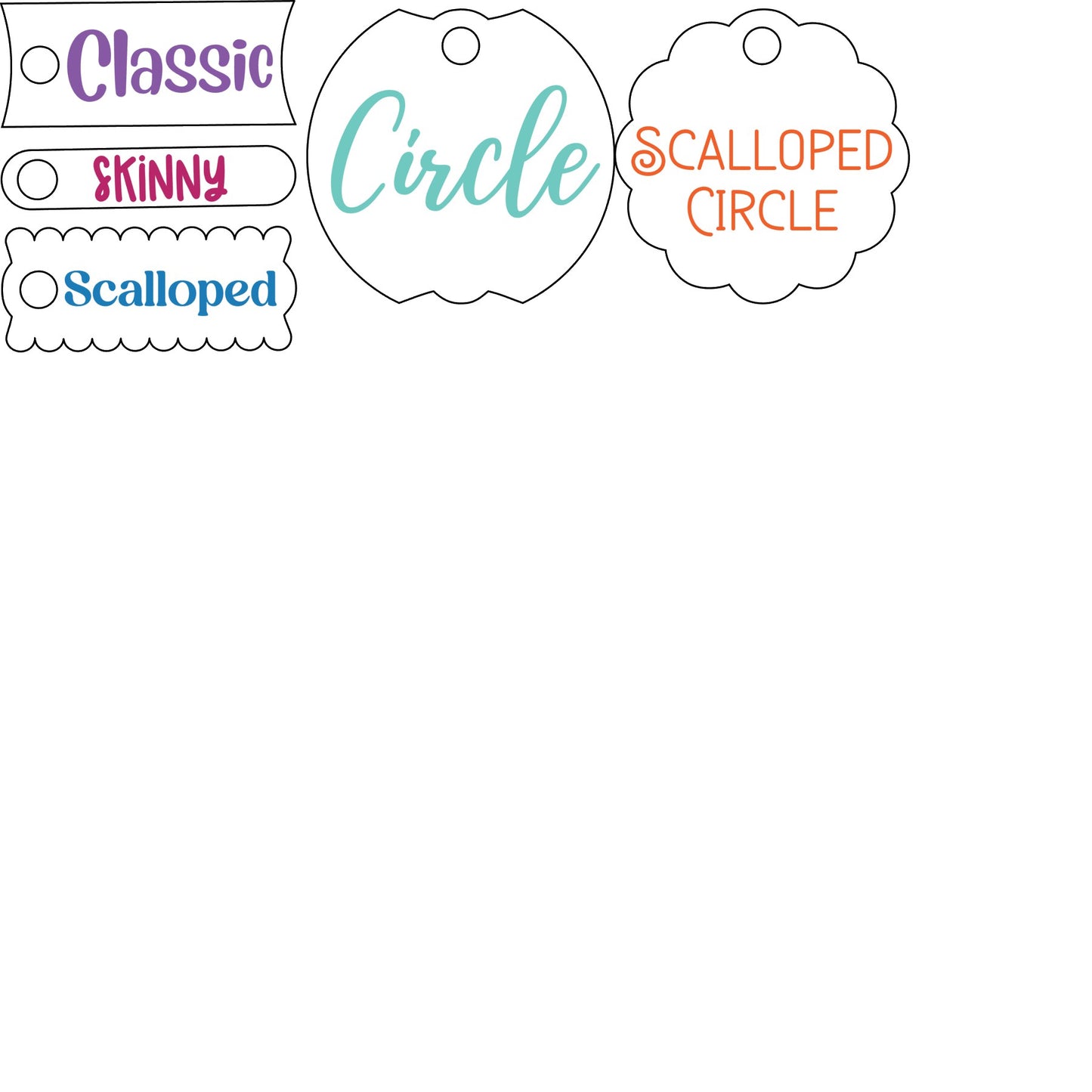 Acrylic Cup Toppers