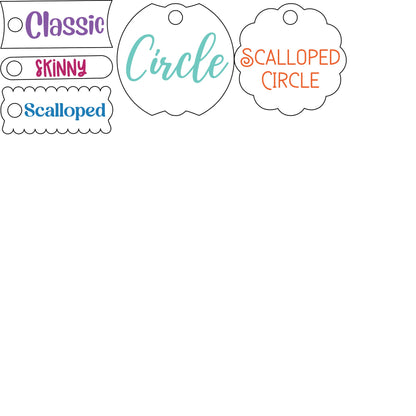 Acrylic Cup Toppers