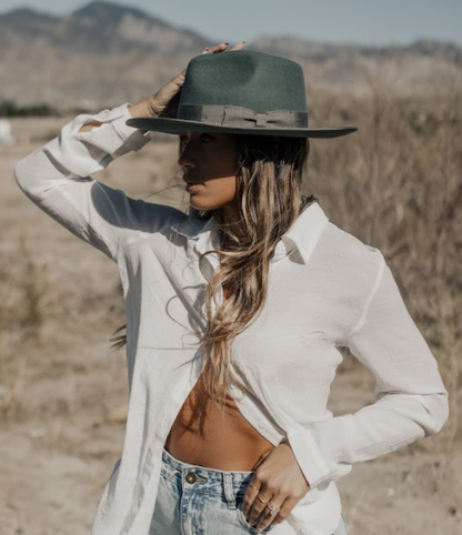 Geneva Wide Brim Felt